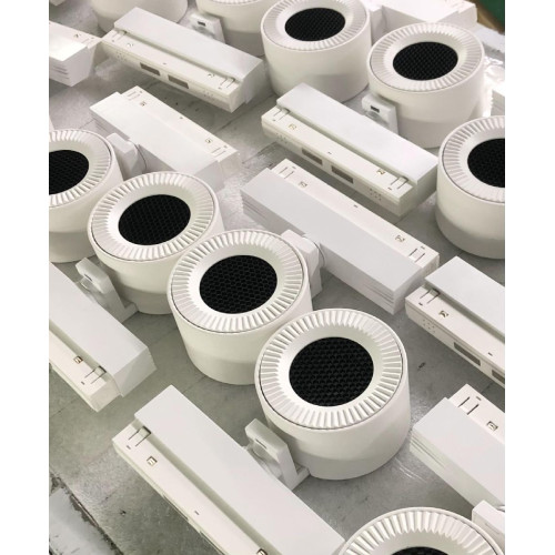 Трековый магнитный светильник iLedex Vision 4822-010-D82-12W-38DG-3000K WH (WALL WASHER)