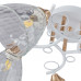 Потолочная люстра Arte Milano Amalfi 321395/5A WH+FG