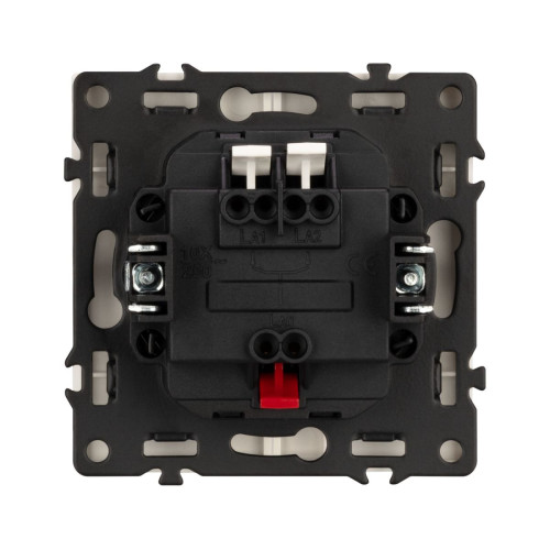 Механизм выключателя двухклавишный непроходной Arlight LED SWT-NOBE-MK02-SFPL-L-WH (230V, 10A) 054239