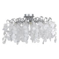 Потолочная люстра Crystal Lux Tenerife PL8 Silver