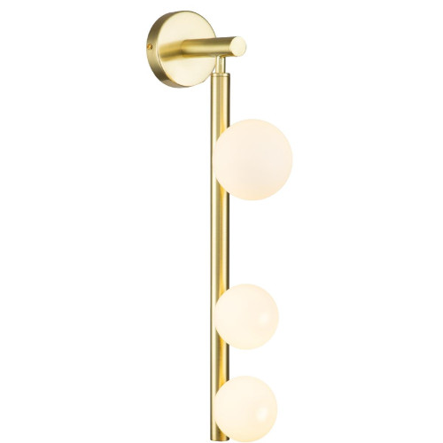 Настенный светильник Indigo Flusso 11025/3W Gold V000229