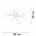 Потолочная люстра Vitaluce V3931-1/6PL
