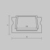Алюминиевый профиль накладной 15x6 Maytoni Led Strip ALM-001-W-2M 631004