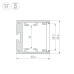 Алюминиевый профиль Arlight SL-ARC-3535-D320-N90 BLACK (260мм, дуга 1 из 4) 032677
