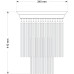 Потолочная люстра Kutek Fiore FIO-PLM-4(N)