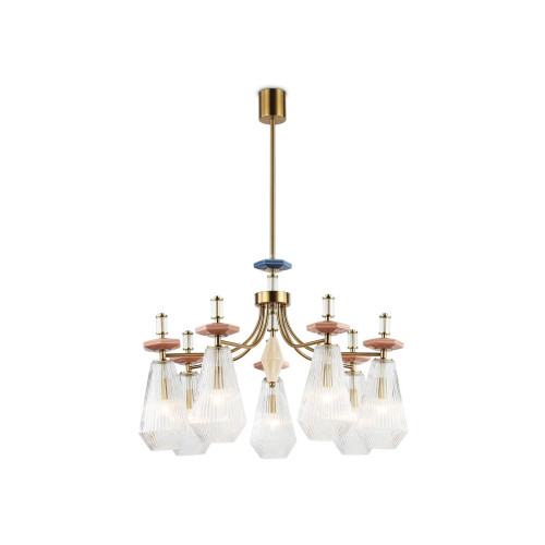 Люстра на штанге Ambrella Light High Light Ceramo Modern LH53184
