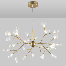 Подвесная люстра Natali Kovaltseva GRACE 75125/27С GOLD SATIN