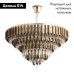 Подвесная люстра Divinare Frizzante 1683/01 LM-10
