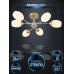 Люстра на штанге Seven Fires Bergin SF3369/6C-GD-CR-WT