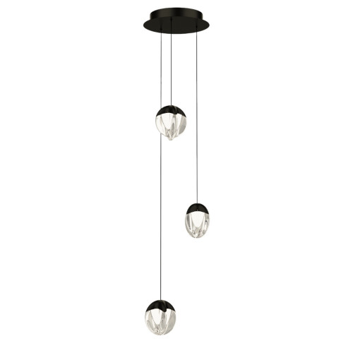 Подвесной светильник Delight Collection MD24001033-3A black/clear Подвесной светильник Delight Collection MD24001033-3A black/clear