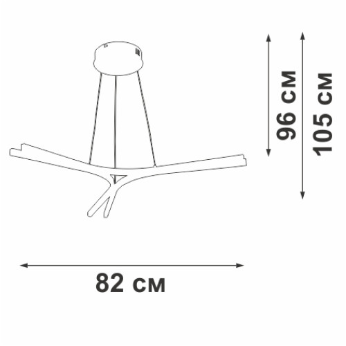 Подвесная люстра Vitaluce V2708-9/3S