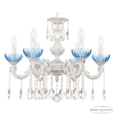 Подвесная люстра Bohemia Ivele Crystal AL79101/6/175 A WMN P Aquamarine/M-1H