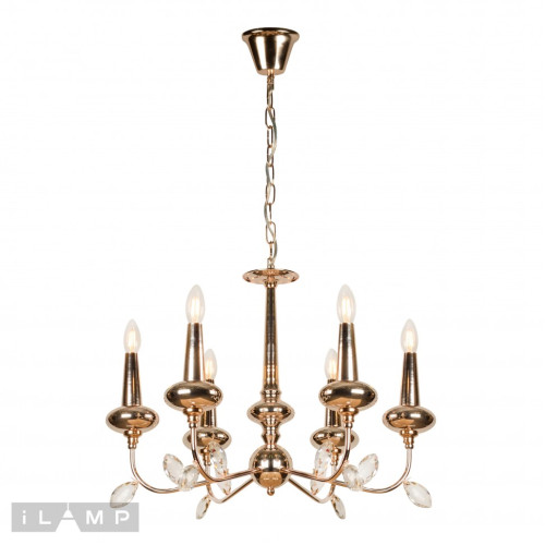 Подвесная люстра iLamp Dames 1020-6GD
