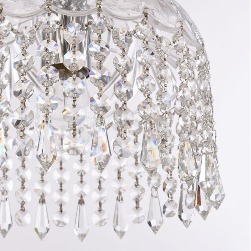 Подвесной светильник Bohemia Ivele Crystal 14781P/22 Ni Drops Подвесной светильник Bohemia Ivele Crystal 14781P/22 Ni Drops