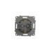 Розетка с заземлением ELBI Zena Vega 609-011400-217