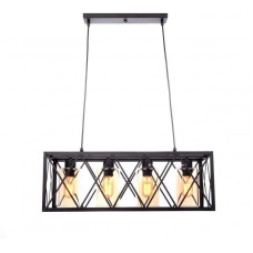 Подвесная люстра Lumina Deco Nortis LDP 11535-4 BK