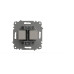 Розетка компьютерная двухместная ( Cat 6) ELBI Zena Vega 609-010300-248