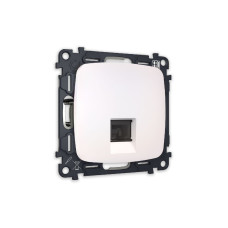 Комплект механизма компьютерной розетки RJ-45(8P8C) CAT6 со шторкой Ambrella Volt Omega MO212010