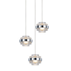 Подвесной светильник Delight Collection MD22030002 MD22030002-3A chrome/clear