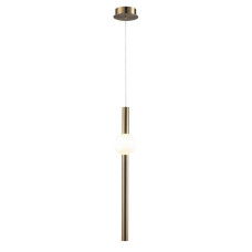 Подвесной светодиодный светильник Lumien Hall Greniya LH8023/1PA-GD-WT