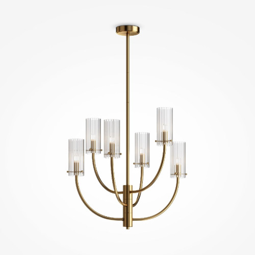 Люстра на штанге Maytoni Arco MOD223PL-06BS