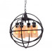 Подвесная люстра Lumina Deco Stradi LDP 11509-4 BK