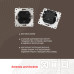 Выключатель круглый одноклавишный с рамкой Arte Milano SET08-1-30-1 silver