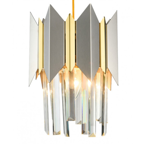 Подвесная люстра Natali Kovaltseva QUEEN 79006/1W BRASS SILVER