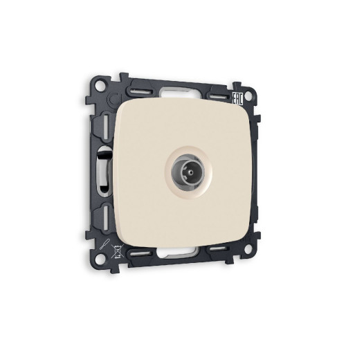 Комплект механизма TV розетки оконечной 50-870 MHz 1dB Ambrella Volt Omega MO333010