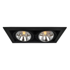 Встраиваемый светильник Arte Lamp Cardani A5935PL-2BK