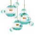 Подвесная люстра Loft IT Bolle 2027-D3 Blue