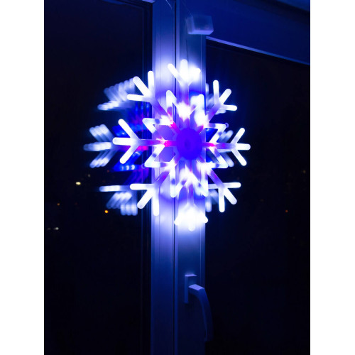 Подвесной светодиодный светильник «Снежинка » (UL-00001403) Uniel ULD-H4040-048/DTA MULTI IP20 SNOWFLAKE