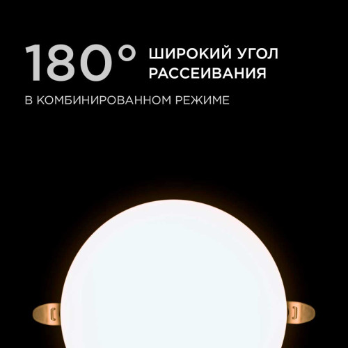 Встраиваемая светодиодная панель безрамочная Apeyron FLP 06-108