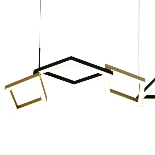 Подвесной светильник Indigo Anello 14034/B/6P Black V000214L