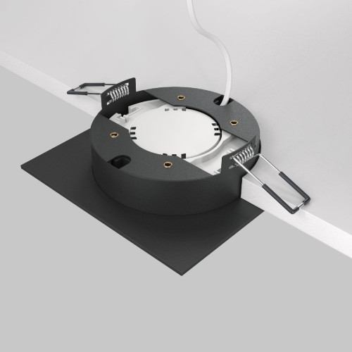 Встраиваемый светильник Maytoni Technical Hoop DL086-GX53-SQ-BW