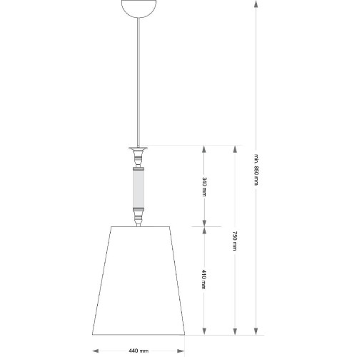 Подвесной светильник Kutek Napoli NAP-ZWD-1(P/A)