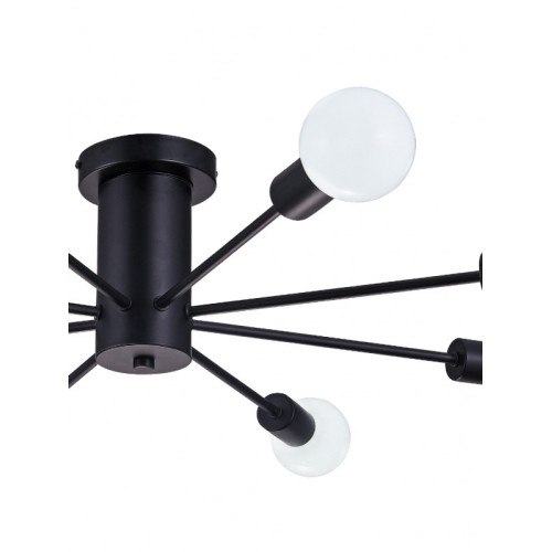Люстра на штанге Natali Kovaltseva LOFT 75140/8C BLACK