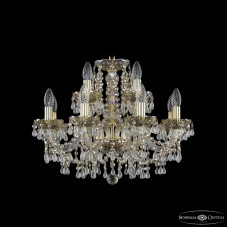 Подвесная люстра Bohemia Ivele Crystal 1410/8+4/195 G V0300 M801