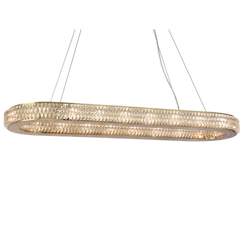 Подвесная люстра Newport Melody 8560/100 C oval gold polished М0070796