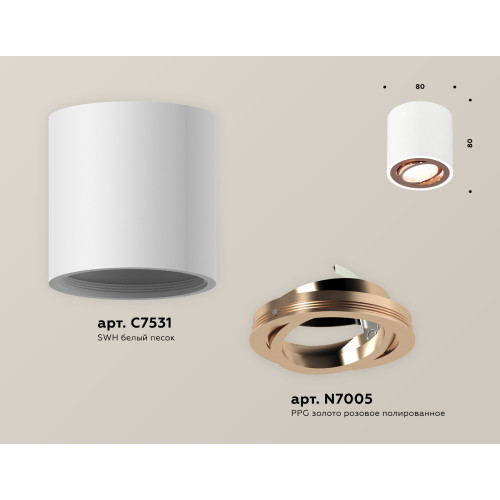 Потолочный светильник Ambrella Light Techno Spot XS7531005 (C7531, N7005)