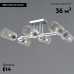 Потолочная люстра Illumico IL0780-6CSQ-25 CR NAPLES