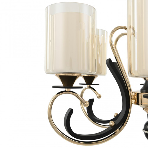 Подвесная люстра Arte Milano Florentia 302237/8 Bk/Gd