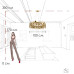 Подвесная люстра Loft IT Escama 10396/1000C