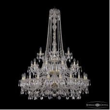 Подвесная люстра Bohemia Ivele Crystal 1411/20+10+5/400/h-158/3d G