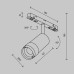Трековый магнитный светильник Maytoni Focus Zoom TR212-4-12WTW-Z-DSZ-B