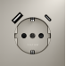 Розетка с USB, A+C Voltum S70 VLS040503