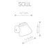 Уличный настенный светильник Nowodvorski Soul 9555