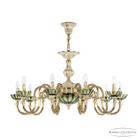 Подвесная люстра Bohemia Ivele Crystal Verona 72203P/10/300 GW P Clear-Green/H-1H