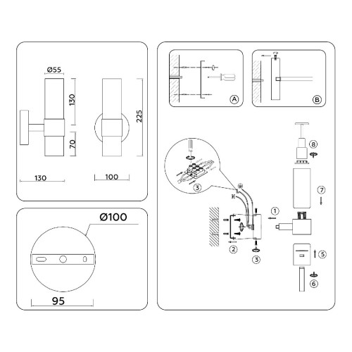 Бра Ambrella Light High Light Heigh Light LH55106
