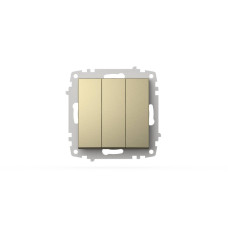 Выключатель трехклавишный ELBI Zena Vega 609-011400-254